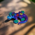 thumbnail image 1 of Talavera Lizard Figurine | Mexican Handcrafted Wall Decor, 1 of 6