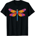 thumbnail image 1 of Vibrant Mosaic Dragonfly Graphic Tee - Colorful Dot Art Nature Inspired T-Shirt for Men and Women - Artistic Retro Summer Casual Top, 1 of 6