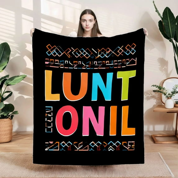 Vibrant Multicolored Geometric Pattern Flannel Blanket - Soft Cozy Durable for Sofa Travel Bed and Chair - Warm Comfort