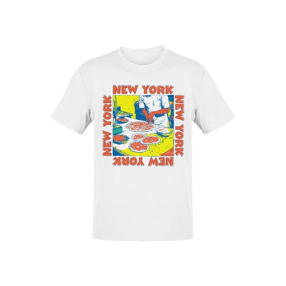 Vibrant New York Pizza Art Men's T-shirt