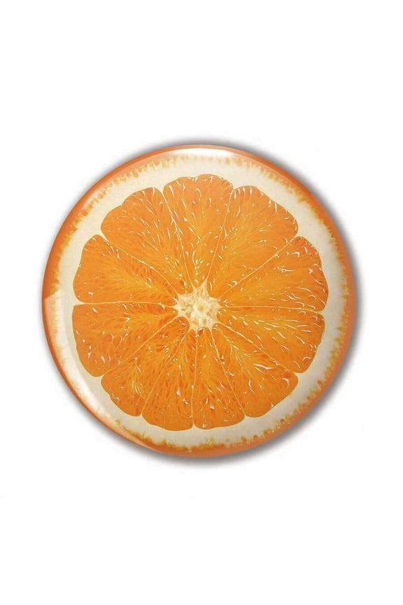 Vibrant Orange Citrus Slice Pin Brooch, Fashion Accessory For Women, Bag Charm, Fun Gift For Friends And Teachers