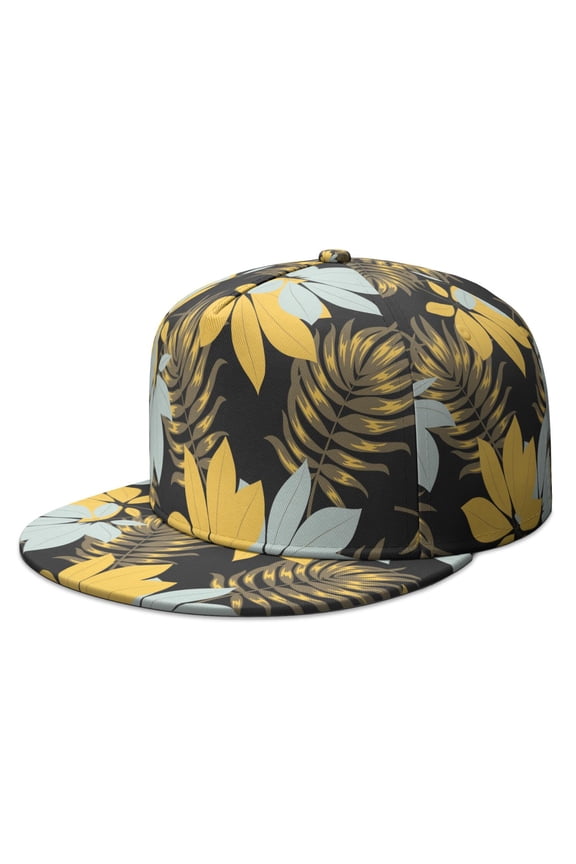 Vibrant Palm Inspired Snapback Hat - Adjustable Breathable Cap for Men Women | Botanical Design