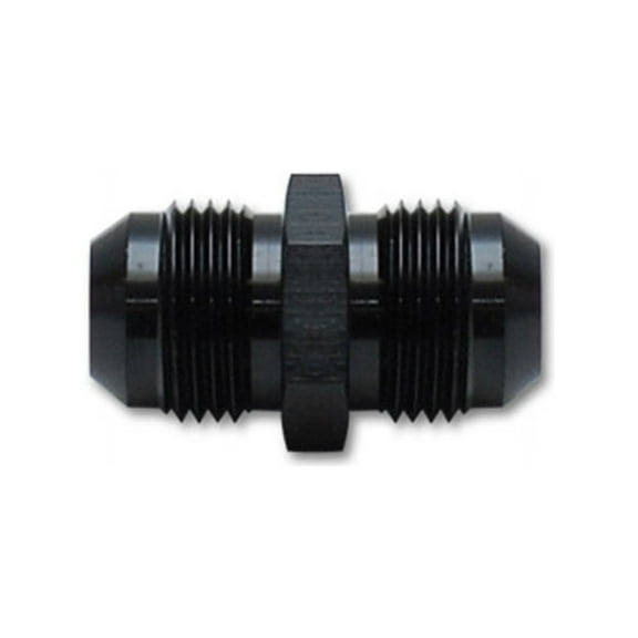 Vibrant Performance 10234 VIB10234 UNION ADAPTER FITTING; SIZE -10 AN X -10 AN - ANODIZED BLACK ONLY