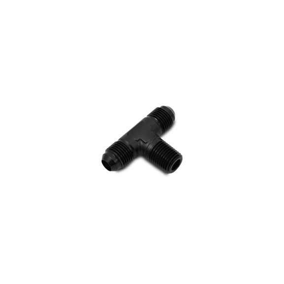 Vibrant Performance 10461 VIB10461 FLARE TO PIPE TEE ADAPTER FITTING; SIZE: -4 AN X 1/8IN NPT
