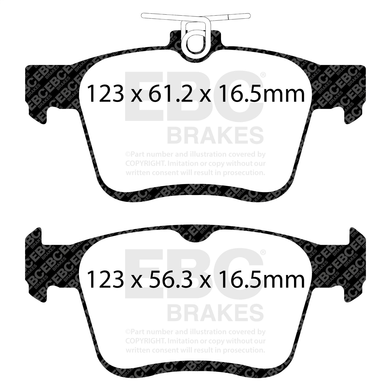EBC Brakes DP42153R Yellowstuff Street And Track Brake Pads