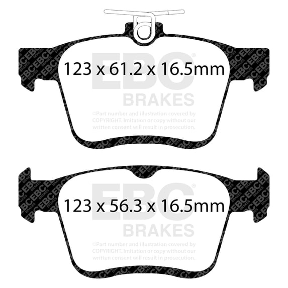 EBC Brakes DP42153R Yellowstuff Street And Track Brake Pads