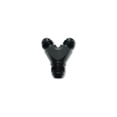 thumbnail image 1 of Vibrant -16AN x -16AN x 16AN Y-Adapter Fitting - Aluminum Black, 1 of 2