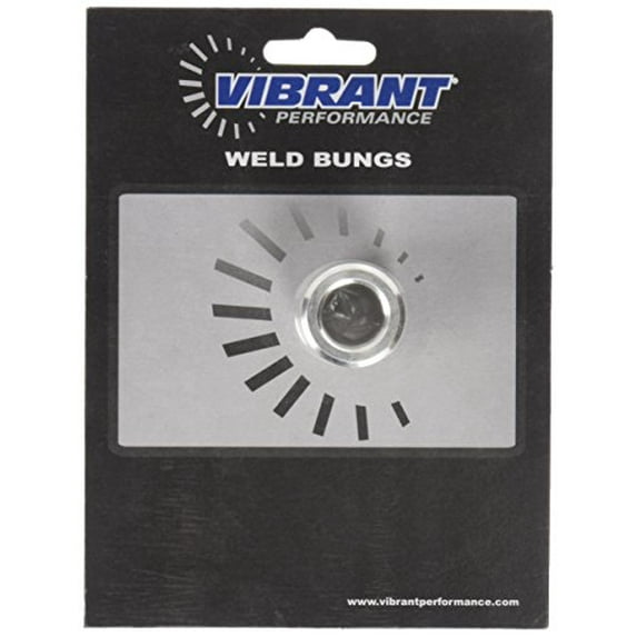 Vibrant Performance 11162 VIB11162 FEMALE -8AN ALUMINUM WELD BUNG (3/4IN - 16 THREAD, 1IN FLANGE OD)