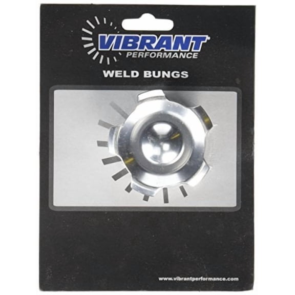 Vibrant Performance 11290 VIB11290 2IN OD ALUMINUM WELD BUNG + POLISHED ALUMINUM THREADED CAP