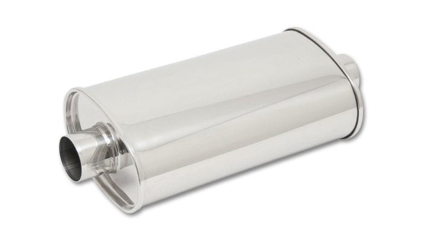 Vibrant Performance 1132 VIB1132 STREETPOWER OVAL MUFFLER, 2.75IN INLET/OUTLET (CENTER-CENTER)