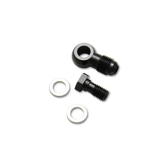 Vibrant Performance 11511 VIB11511 -4AN MALE BANJO FITTING 8MM X 1.25 METRIC; ALUMINUM + 2 WASHERS