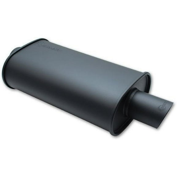 Vibrant Performance 1154 VIB1154 STREETPOWER FLAT BLACK OVAL MUFFLER (4IN INLET)