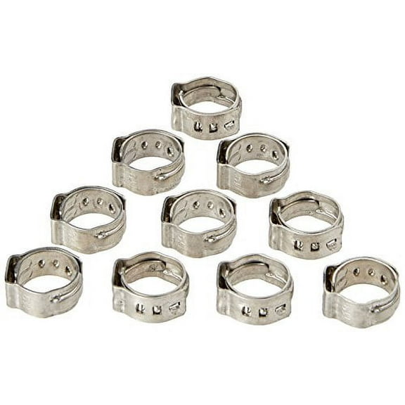 Vibrant Performance 12273 VIB12273 STAINLESS STEEL PINCH CLAMPS: 9.4-11.9MM (PACK OF 10)