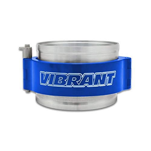 Vibrant Performance 12513B VIB12513B VIBRANT HD CLAMPING SYSTEM ASSEMBLY FOR 2IN OD TUBING - BLUE CLAMP