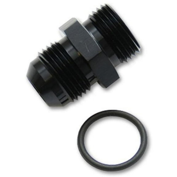 Vibrant Performance 16833 VIB16833 -8AN FLARE TO AN STRAIGHT CUT THREAD (1-1/6-12) WITH O-RING ADAPTER FITTING