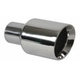thumbnail image 1 of Vibrant 1342 304 SS Rolled Edge Angle Cut Weld-On Double-Wall Mirror Polished Exhaust Tip, 1 of 3
