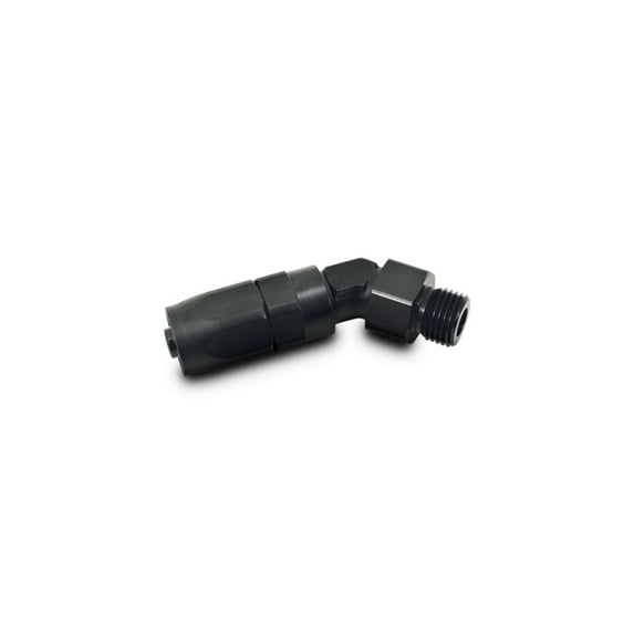 Vibrant Performance 24409 VIB24409 MALE -10AN 45 DEGREE HOSE END FITTING; THREAD: 1-1/6-12 THREAD (12)