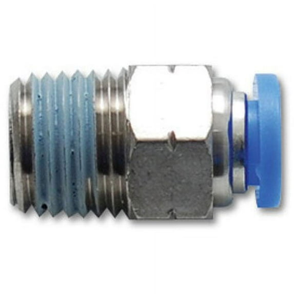 Vibrant Performance 2664 VIB2664 6MM MALE STRAIGHT ONE-TOUCH FITTING (1/4IN NPT THREAD)