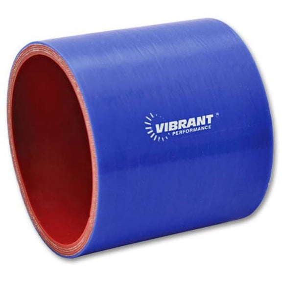 Vibrant Performance 2716B VIB2716B 4 PLY SILICONE SLEEVE, 3.5IN I.D. X 3IN LONG - BLUE