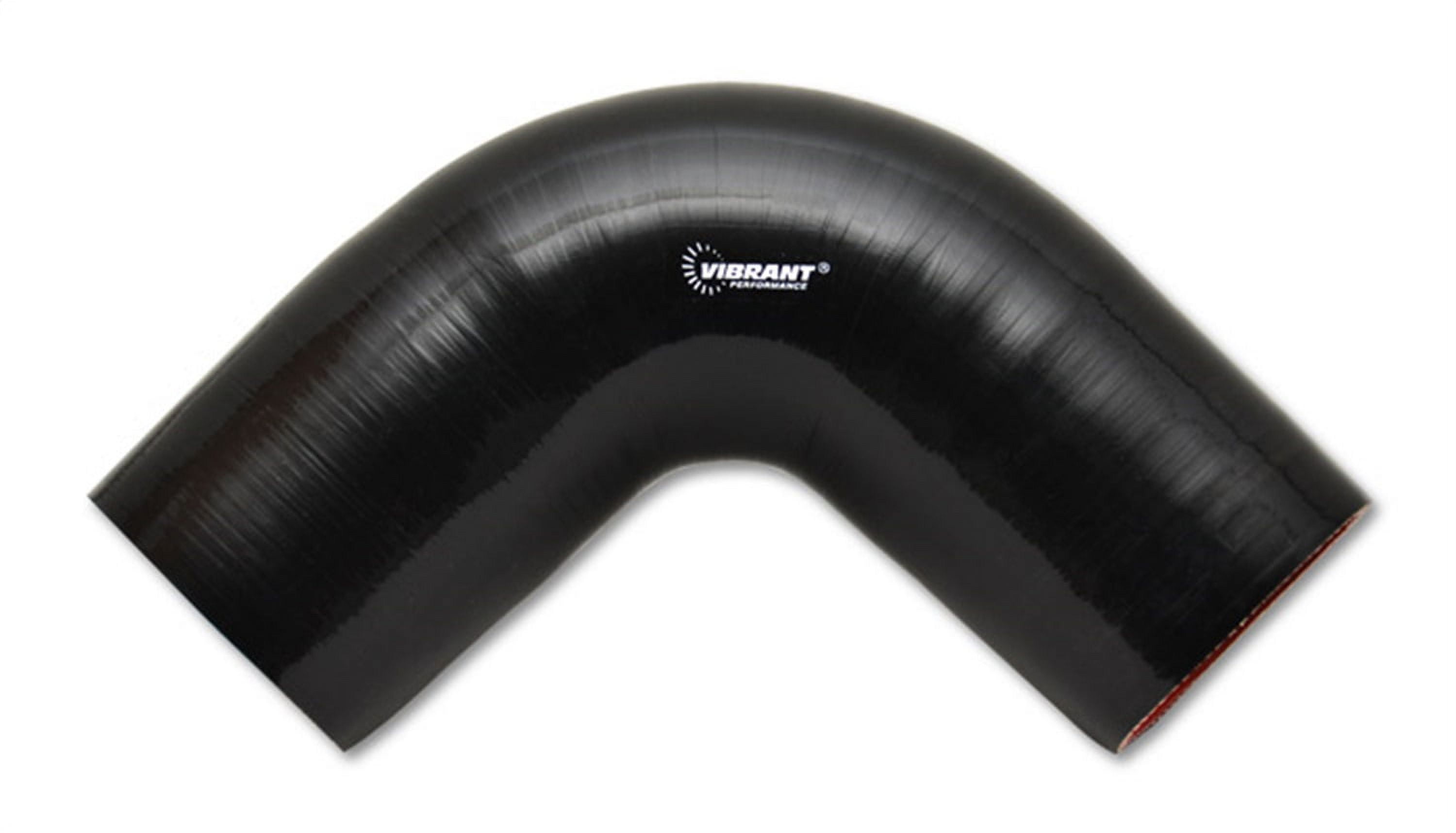 Vibrant Performance 2741 VIB2741 4 PLY 90 DEGREE ELBOW, 2.25IN I.D. X 8IN LEG LENGTH - BLACK
