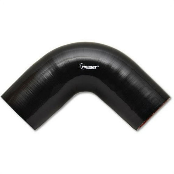 Vibrant Performance 2748 VIB2748 4 PLY 90 DEGREE ELBOW, 4.5IN I.D. X 7.5IN LEG LENGTH - BLACK