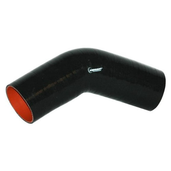 Vibrant Performance 2751 VIB2751 4 PLY 45 DEGREE ELBOW, 2.25IN I.D. X 6IN LEG LENGTH - BLACK