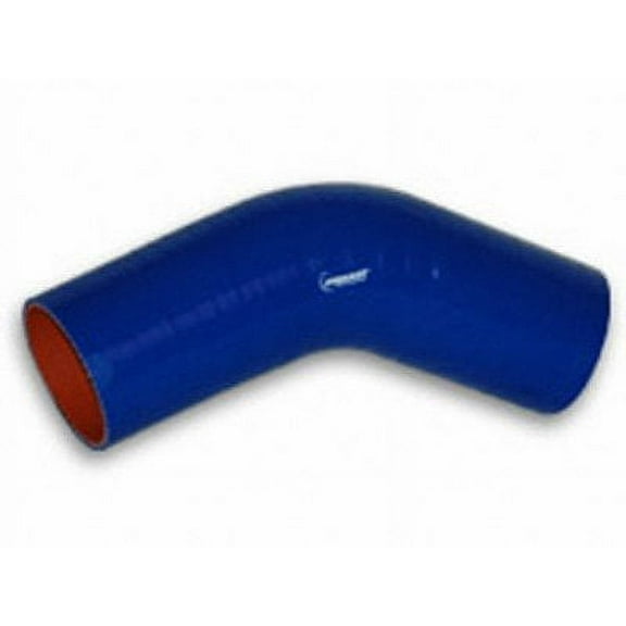 Vibrant Performance 2753B VIB2753B 4 PLY 45 DEGREE ELBOW, 2.75IN I.D. X 6IN LEG LENGTH - BLUE