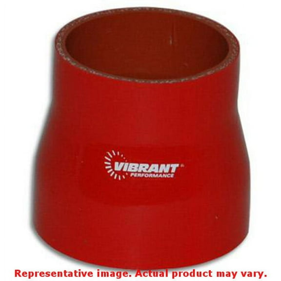 Vibrant Performance 2766R VIB2766R 4 PLY REDUCER COUPLING, 2IN X 2.5IN X 3IN LONG - RED