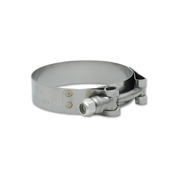 Vibrant Performance 2803 VIB2803 STAINLESS STEEL T-BOLT CLAMPS (PACK OF 2) - CLAMP RANGE: 3.50IN-3.80IN