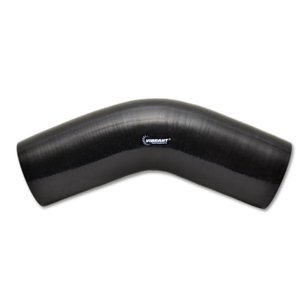 Vibrant Performance 2854 VIB2854 4 PLY 45 DEGREE ELBOW, 1.75IN I.D. X 6IN LEG LENGTH - BLACK