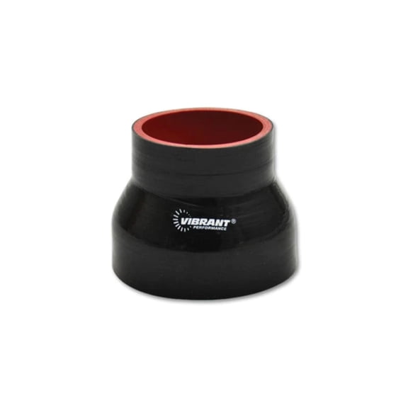 Vibrant Performance 4 Ply Reducer Couper 3in ID x 2.75in ID x 4.5n Long - Black