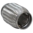 Vibrant SS Flex Coupling with Inner Braid Liner 2.5in inlet/outlet x 6in flex length