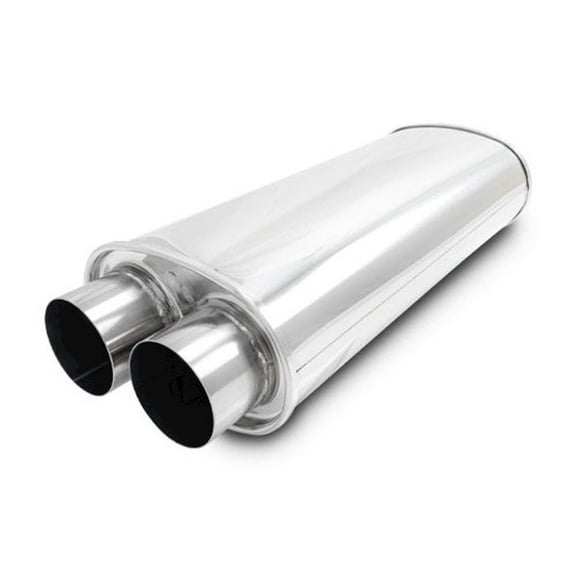 Vibrant Performance STREETPOWER Oval Muffler 3in Inlet/Outlet