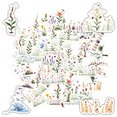 thumbnail image 1 of Vibrant Plant Stickers Nature Botanical Stickers Flower DIY Stickers for Laptops Suitcases Notebooks, 1 of 9