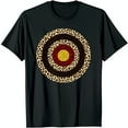 thumbnail image 1 of Vibrant Print Target Graphic Black T-Shirt for Bold Style, 1 of 5