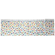 Rainbow Mini Polka Dot Plastic Tablecloth, 84" x 54"
