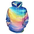 thumbnail image 1 of Vibrant Rainbow Sky 3d Sweatshirts Hoodie Fashion Casual Personality Men's Women Street Hoodie Pullovers Long Sleeve Comfortable Top, 1 of 6