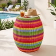 thumbnail image 1 of Vibrant Rattan End Table, 1 of 6