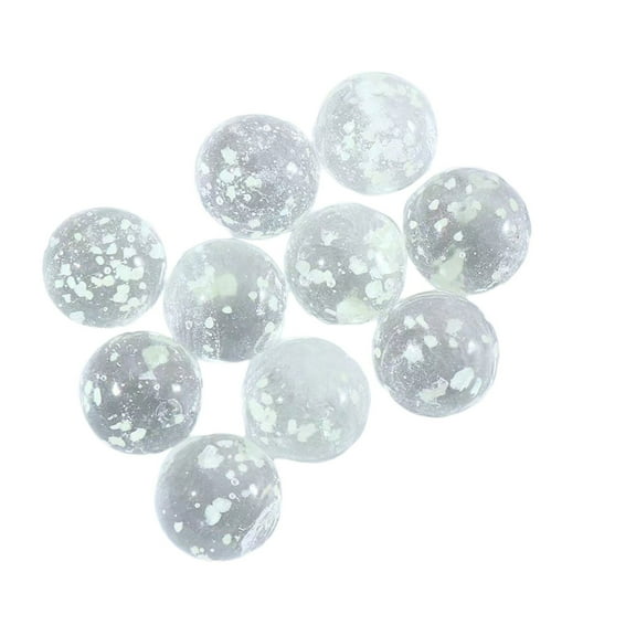 Vibrant Red Glass Marbles Set 10 Pieces, 16mm Diameter, Ideal for Crafts, Games, and Decorative Displays