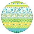 thumbnail image 1 of Vibrant Round Tablecloth, Boho Floral Print with Elastic Hem for 56 Inch Tables, 1 of 7