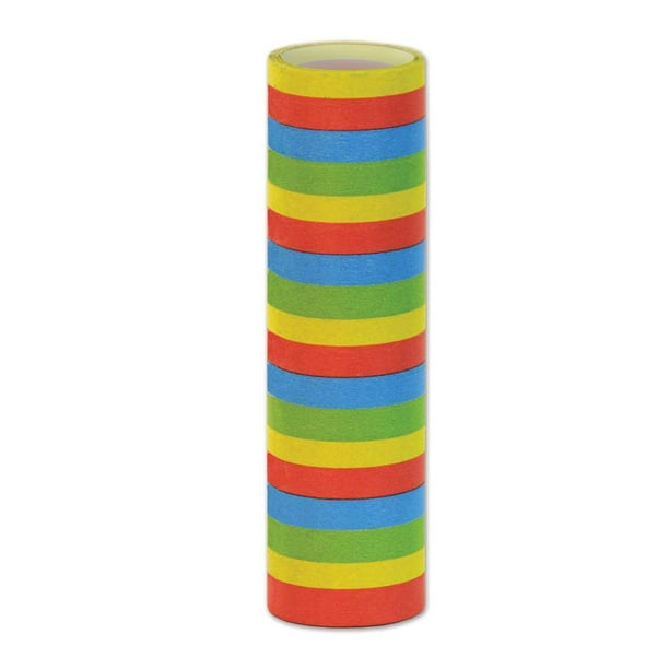 Vibrant Serpentine Streamers for Celebrations - Assorted Colors for New Year's Eve and Birthday Decor, Perfect 5" x 1.5" Party Favors to Brighten Any Event