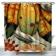 thumbnail image 1 of Vibrant Southwestern Shower Curtain - Earthy Tones Accents Tribal Patterns, 1 of 5