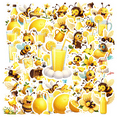 thumbnail image 1 of Vibrant Stationery Stickers Bee Kids Stickers Toy Lemon Graffiti Decals for Laptops Notebooks Phone, 1 of 9