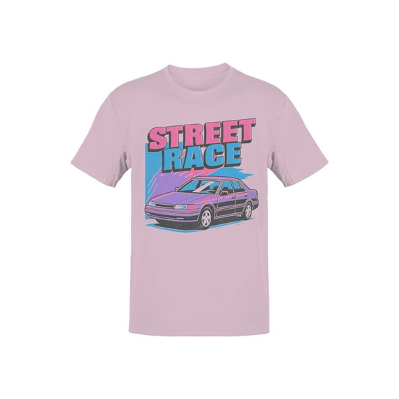 Vibrant Street Race Car Design Men's T-shirt