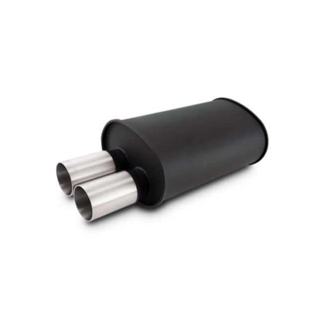 Streetpower Flat Black Oval Muffler 3 Streetpower Flat Black Oval Muffler 3