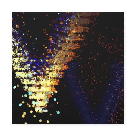 "Vibrant Sun Splashed Pointillism" - Canvas