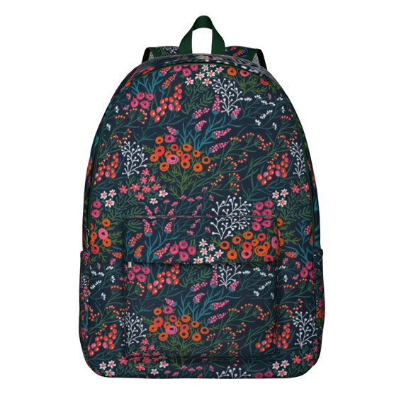 Vibrant Sunflower Flowers Print Backpack with Organized Interior, Perfect for Carrying Textbooks and Files, Durable Exterior, Reward Gift