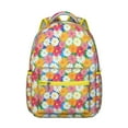 thumbnail image 1 of "Vibrant Sunflower & Wildflowers Print Backpack - Women's Fashionable School Bag with Laptop Compartment, Durable Construction for Daily College Use, Cute Floral Design Accessory", 1 of 6
