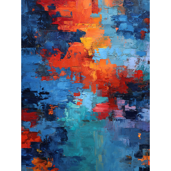 Vibrant Sunset Tree Canvas Wall Art Painting for Living Room Bedroom Office Hallway Hotel Home Decor