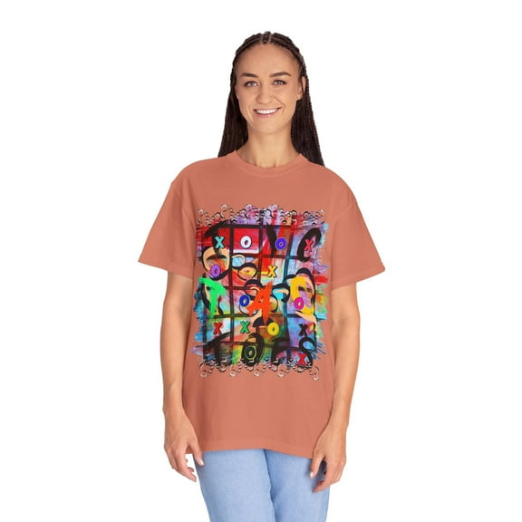 Vibrant Tic-Tac Toes Comfort Colors Unisex T-shirt